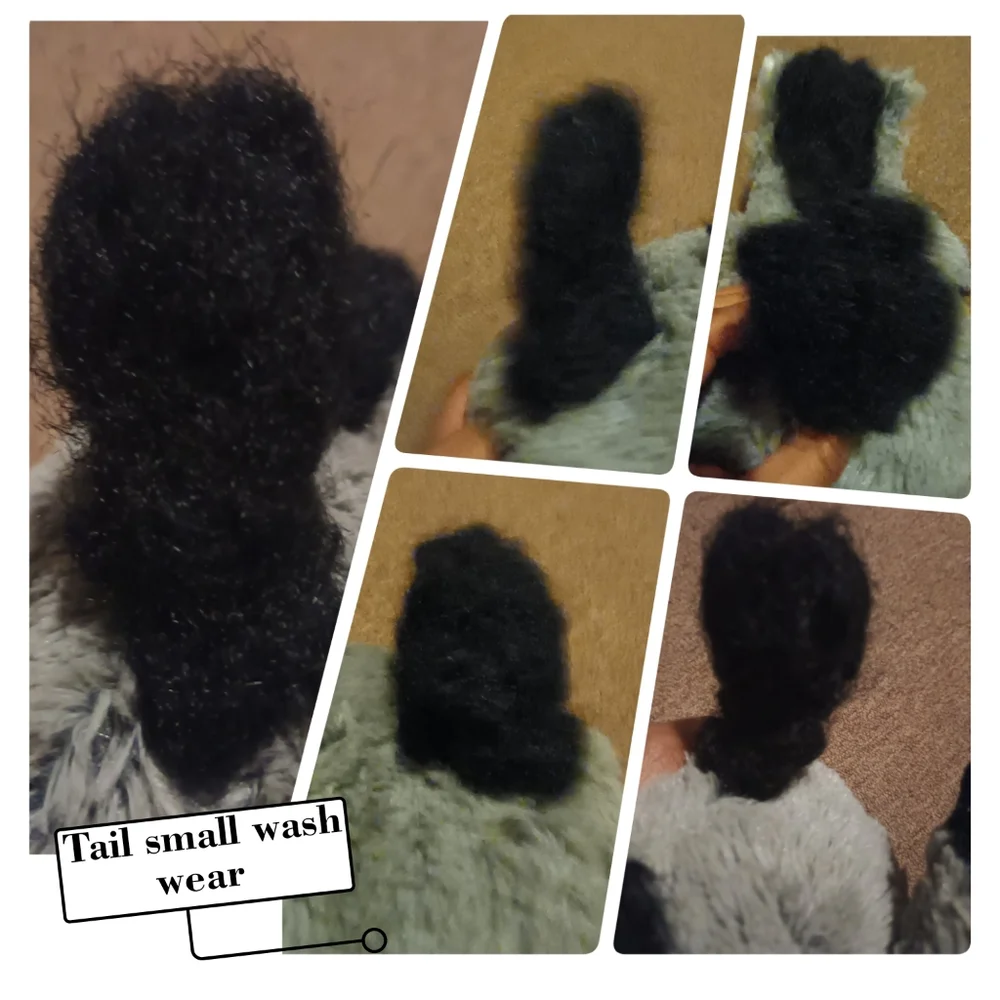 Hug Fun SITTING Mule DONKEY Gray and White Stuffed Animals Toys 14.5in - Picture 11 of 14